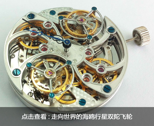 天津海鸥表业集团有限公司行星式双陀飞轮